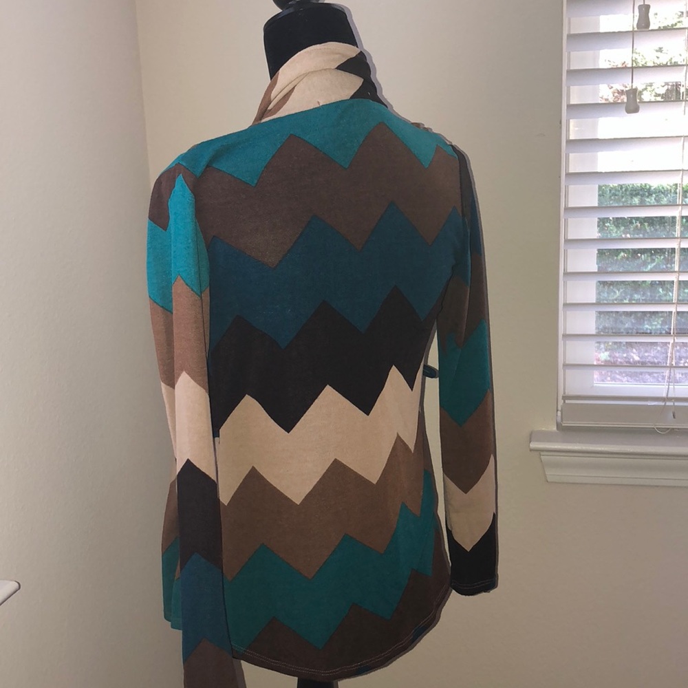 Multi-Colored Fall Cardigan - Picture 5 of 7